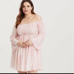 Torrid strapless tie dye dress size 3